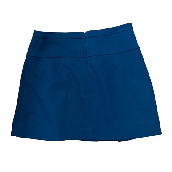 J.Crew Teal Box Pleat Skirt in Crepe Size 6 - Picture 3 of 3